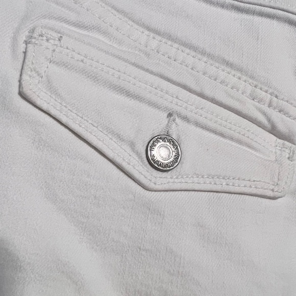 Banana Republic White Jean Skirt size 10 - Picture 7 of 8